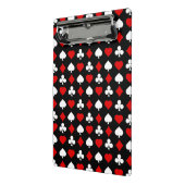 スーツが付いている背景 ミニクリップボード (アングル2)