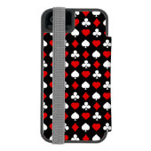 スーツが付いている背景 INCIPIO iPhoneウォレットケース (フォリオ裏面)