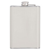 スーツとネクタイを着た男性の黒と白の写真 フラスク (裏面)