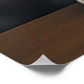 スーツとネクタイを着ているハッピードッグ ポスター (角)