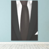 スーツとネクタイ キャンバスプリント (インサイチュ (ウッドフロア))