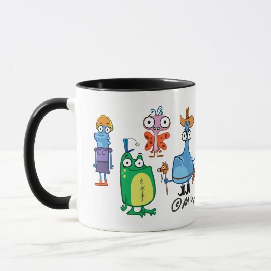 スーツのキャラクターのマグのカエル マグカップ (左)
