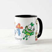 スーツのキャラクターのマグのカエル マグカップ (正面右)