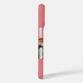 スーツのクラシックな執事がトレイでワインを提供する Case-Mate iPhoneケース (裏面 / 右)