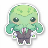 スーツのシールを貼ったCthulhu シール (正面)