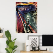 スーツのスケルトン | AIアートポスター ポスター (ホームオフィス)