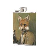 スーツのフラスコのヴィンテージのキツネ フラスク (左)
