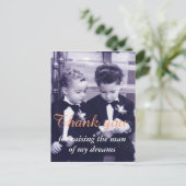 スーツの手紙の中の甘い小読さな手入れ ポストカード (スタンド正面)