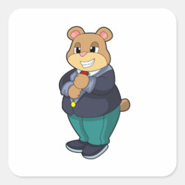 スーツの熊 groom スクエアシール