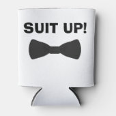 スーツの結婚式のパーティーはクーラーカスタム結婚式 缶クーラー (正面)