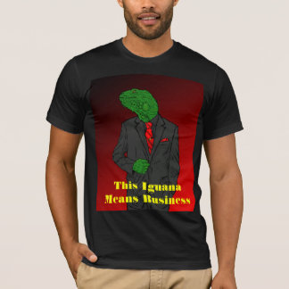スーツのTシャツのイグアナ Tシャツ
