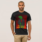 スーツのTシャツのイグアナ Tシャツ (正面フル)