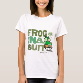 スーツのTシャツのカエル(さまざまな) Tシャツ