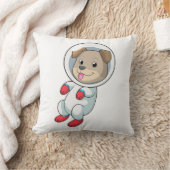 スーツを宇宙した犬 クッション (ブランケット)
