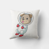 スーツを宇宙した犬 クッション (裏面)