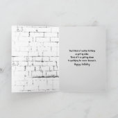 スーツを着たゴールデンレトリバー カード (内部)