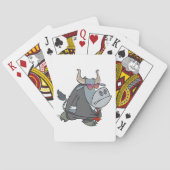 スーツを着たトランプ トランプ (裏面)