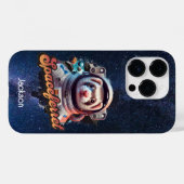 スーツを着たフェレットと星 Case-Mate iPhoneケース (裏面 (横))