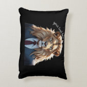 スーツを着たライオン アクセントクッション (裏面(縦))