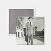 スーツを着た人 マグネット (正面/裏面)