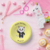 スーツを着た可愛い猫 ペーパーボウル (パーティー)