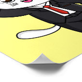 スーツを着た可愛い猫 ポスター (角)