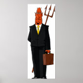 スーツを着た悪魔 ポスター (正面)