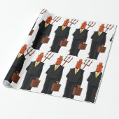 スーツを着た悪魔 ラッピングペーパー (アンロールド)