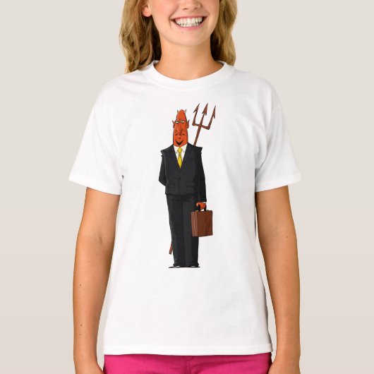 スーツを着た悪魔 Tシャツ (正面)