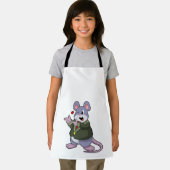 スーツを着た新郎ネズミ エプロン (インサイチュ)