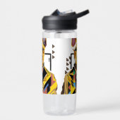 スーツを着た犬：デジタルアート ウォーターボトル (左面)