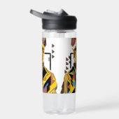 スーツを着た犬：デジタルアート ウォーターボトル (右面)