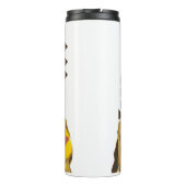 スーツを着た犬：デジタルアート タンブラー (裏面)