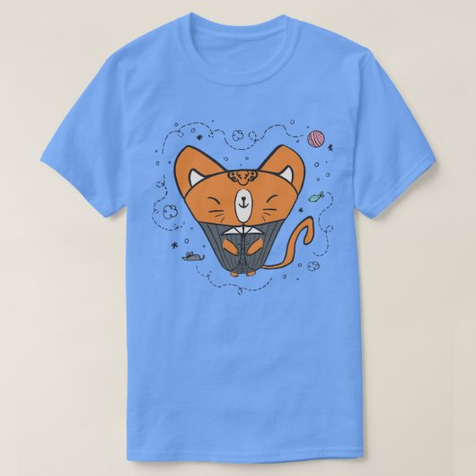 スーツを着た猫2 Tシャツ (デザイン正面)