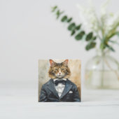 スーツを着た猫 エンクロージャーカード (スタンド正面)