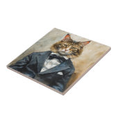 スーツを着た猫 タイル (側面)