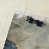 スーツを着た猫 ビーチタオル (インサイチュ)