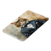 スーツを着た猫 マグネット (左側)