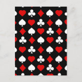 スーツを着た背景 ポストカード (正面)