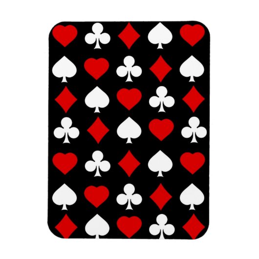 スーツを着た背景 マグネット (縦)