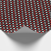 スーツを着た背景 ラッピングペーパー (角)