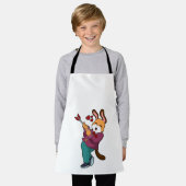 スーツを着た花婿としてのキツネ エプロン (着用した状態)