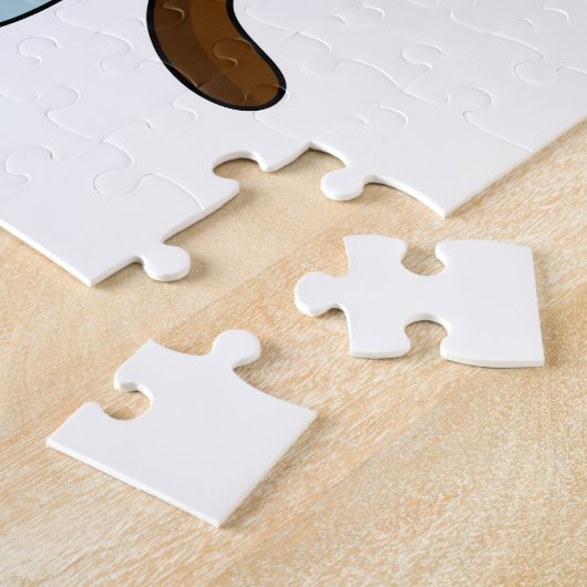 スーツを着た花婿としてのキツネ ジグソーパズル (側面)