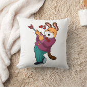 スーツを着た花婿としての狐 クッション (ブランケット)