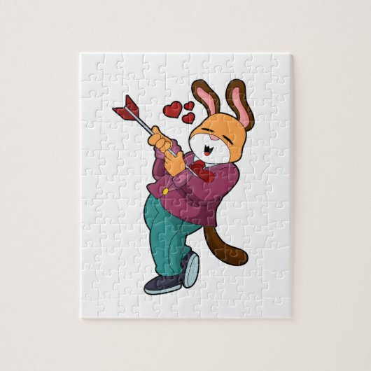 スーツを着た花婿としての狐 ジグソーパズル (縦)