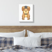 スーツを着た花婿のリス キャンバスプリント (インサイチュ (寝室))