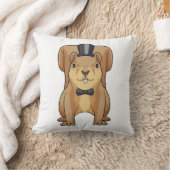 スーツを着た花婿のリス クッション (ブランケット)