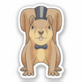 スーツを着た花婿のリス シール (正面)