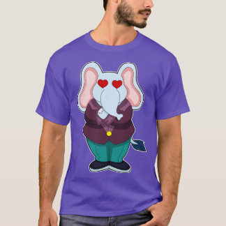 スーツを着た象の花婿 Tシャツ