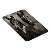 スーツを着た馬 マグネット (右側)